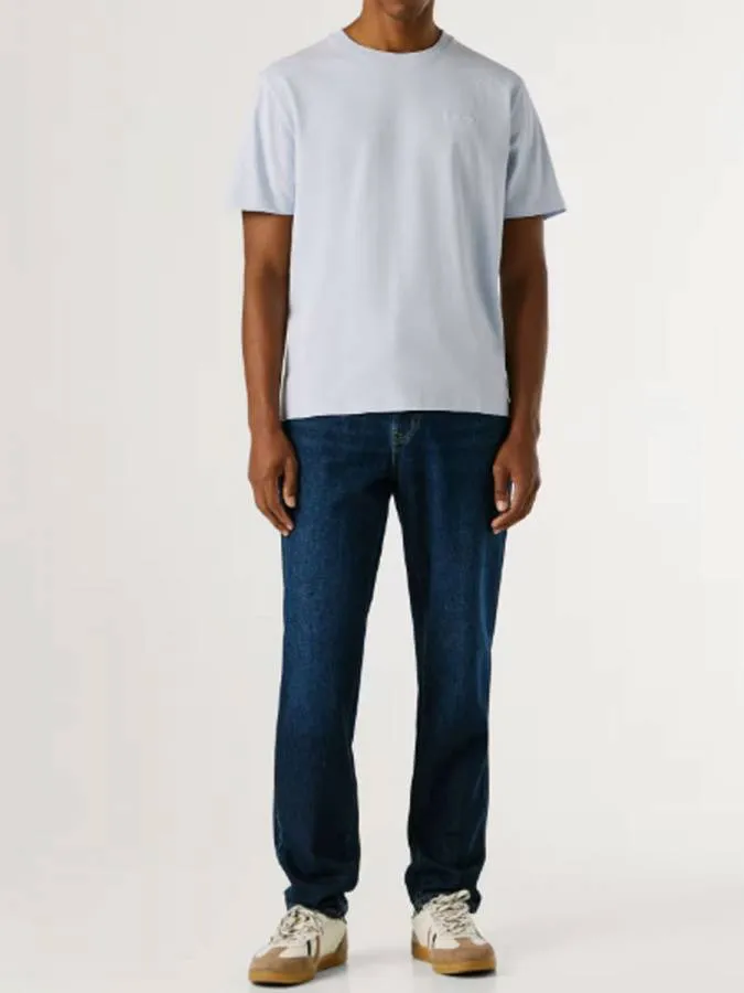 PEPE JEANS - Ανδρικό T-shirt CONTRAST CONNOR PM5010179 (504) Bleach Blue