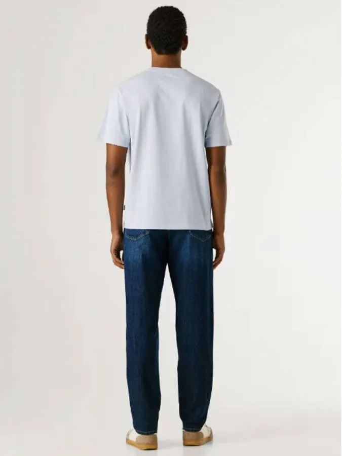 PEPE JEANS - Ανδρικό T-shirt CONTRAST CONNOR PM5010179 (504) Bleach Blue