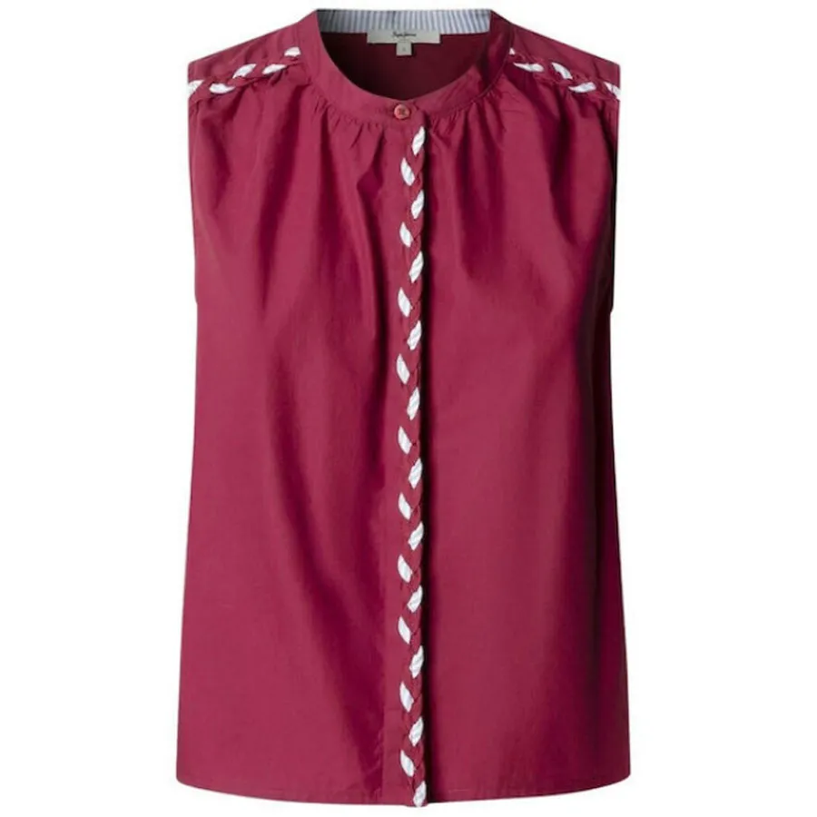 PEPE JEANS - Γυναικείο πουκάμισο Brita Shirt PL3051390 (398) Red