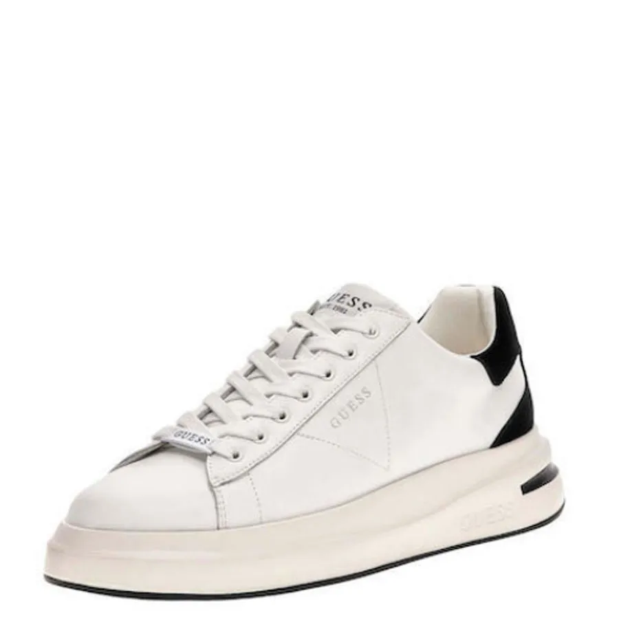 GUESS - Αντρικό sneakers ELBA FMFLBALEA12-WHIBK Λευκό