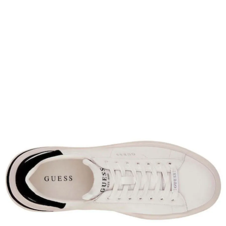 GUESS - Αντρικό sneakers ELBA FMFLBALEA12-WHIBK Λευκό