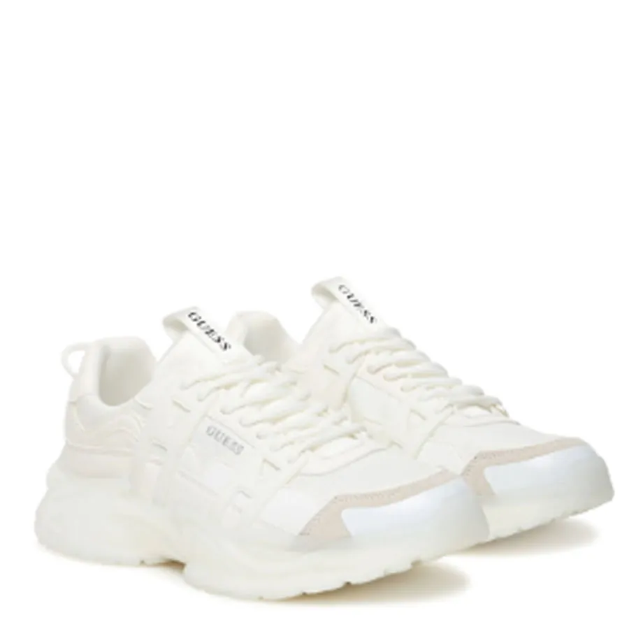 GUESS - Αντρικά sneakers BELLU FMFUNOELL12-WHITE Λευκό