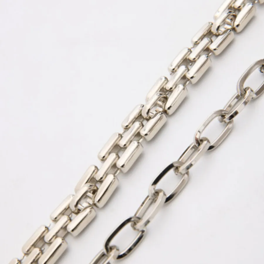 LEATHER TWIST - Γυναικεία ζώνη CSS26/05 SILVER BOND ΖΩΝΗ ΑΛΥΣΙΔΑ Ασημί