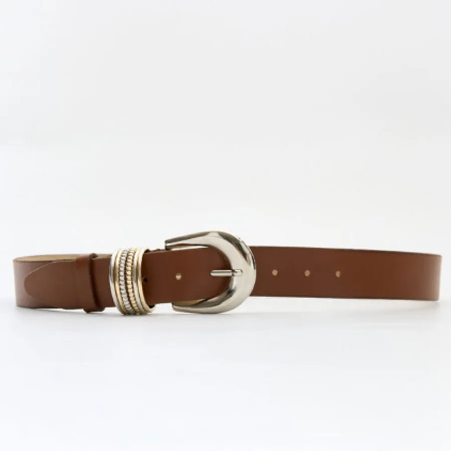 LEATHER TWIST- Γυναικεία ζώνη TREASSURE BSS26/03 ΤΑΜΠΑ