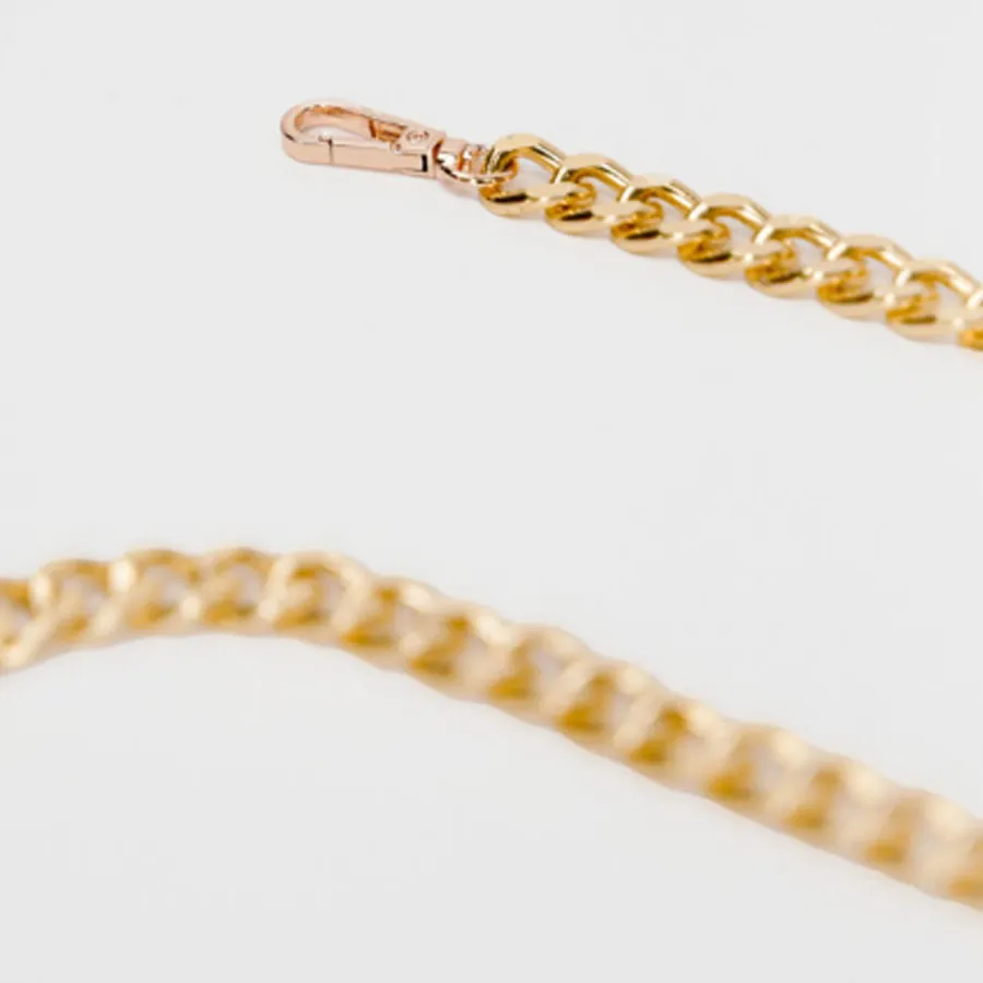 LEATHER TWIST - Γυναικεία ζώνη CSS26/04 TWIST CHAIN GOLD