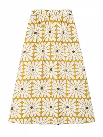 COMPANIA FANTASTICA - Γυναικεία φούστα 62C/11142/1XS Yellow