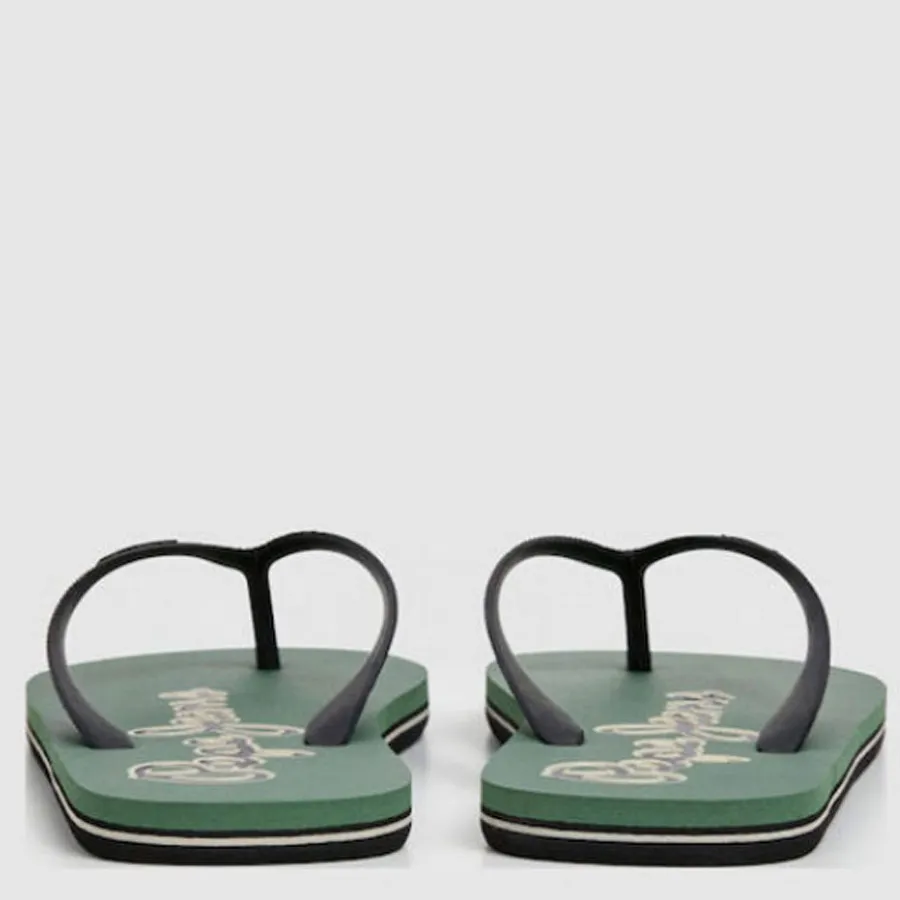 PEPE JEANS - Ανδρικές σαγιονάρες BAY BEACH PARTY M PMS700017 (611) Summer Green