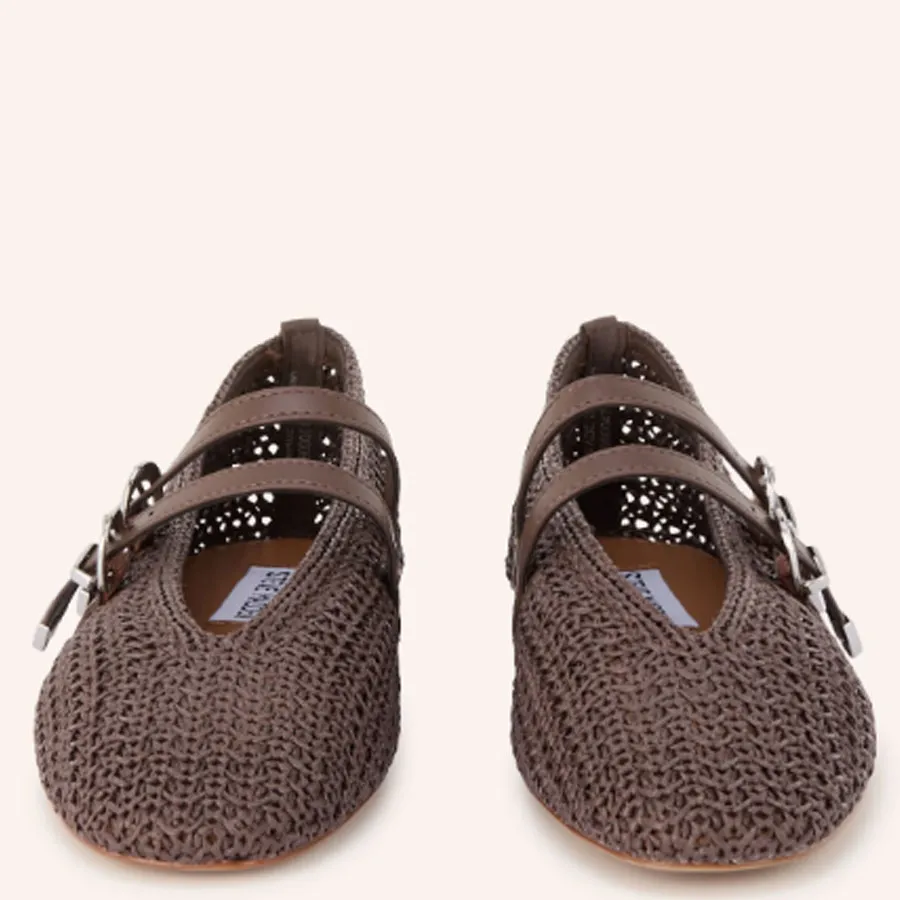 STEVE MADDEN - Γυναικείες μπαλαρίνες LANEY 11005370-003 Brown