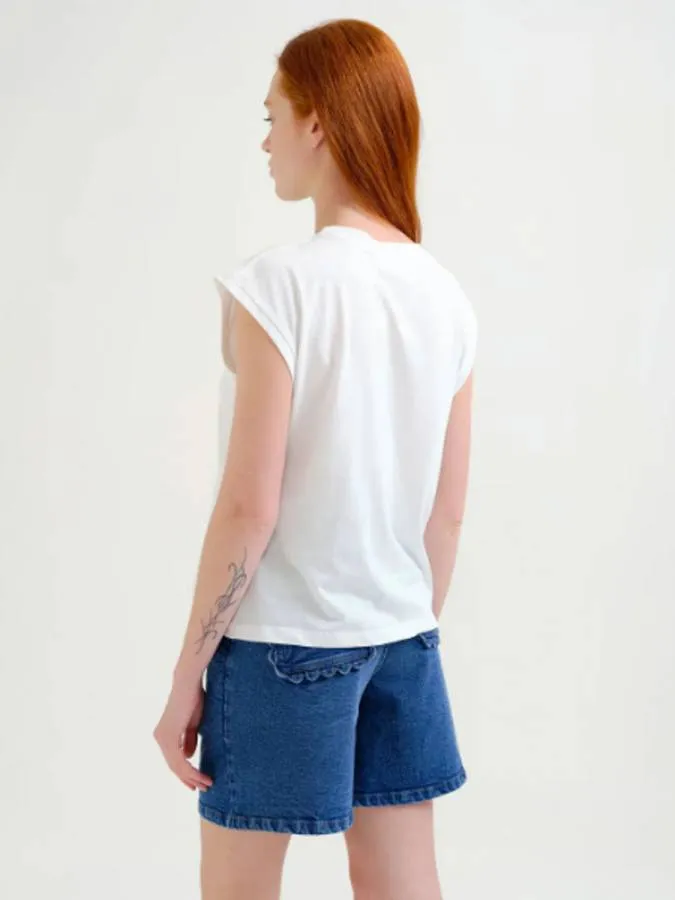 COMPANIA FANTASTICA - Γυναικείο T-shirt 62C/42107/3M0 White