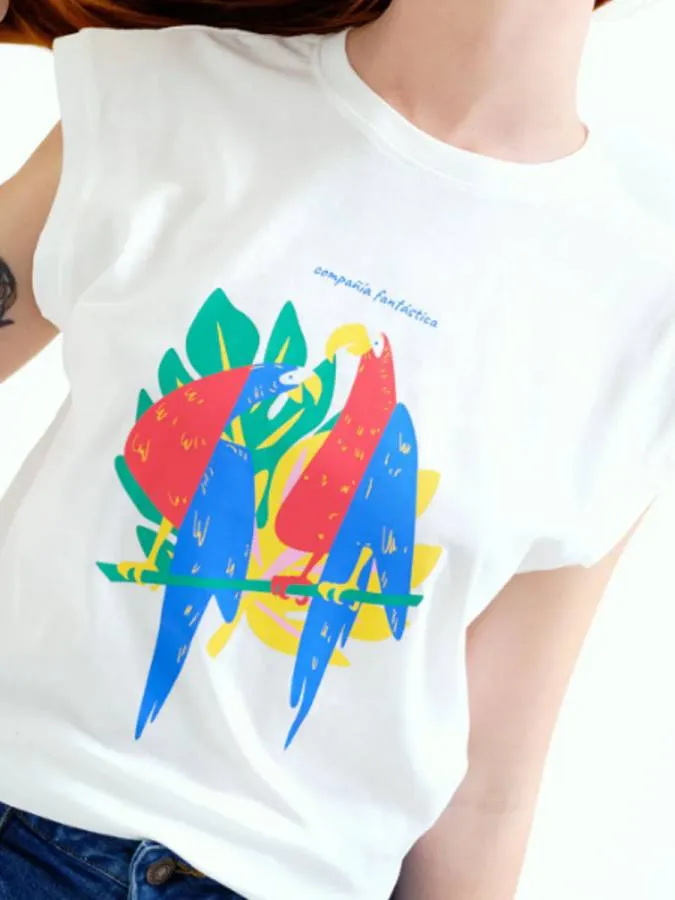 COMPANIA FANTASTICA - Γυναικείο T-shirt 62C/42107/3M0 White