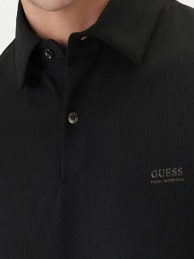 GUESS - Ανδρική μπλούζα M6RP02KD202-JBLK Μαύρο