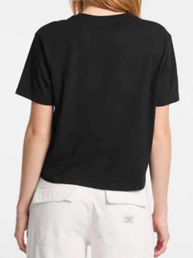 GUESS - Γυναικείο T-shirt Boxy fit W5RI42K8HM0-JBLK Μαύρο