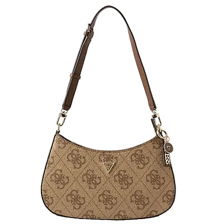 GUESS - Γυναικεία τσάντα HWSO967218 Latte Logo/Brown