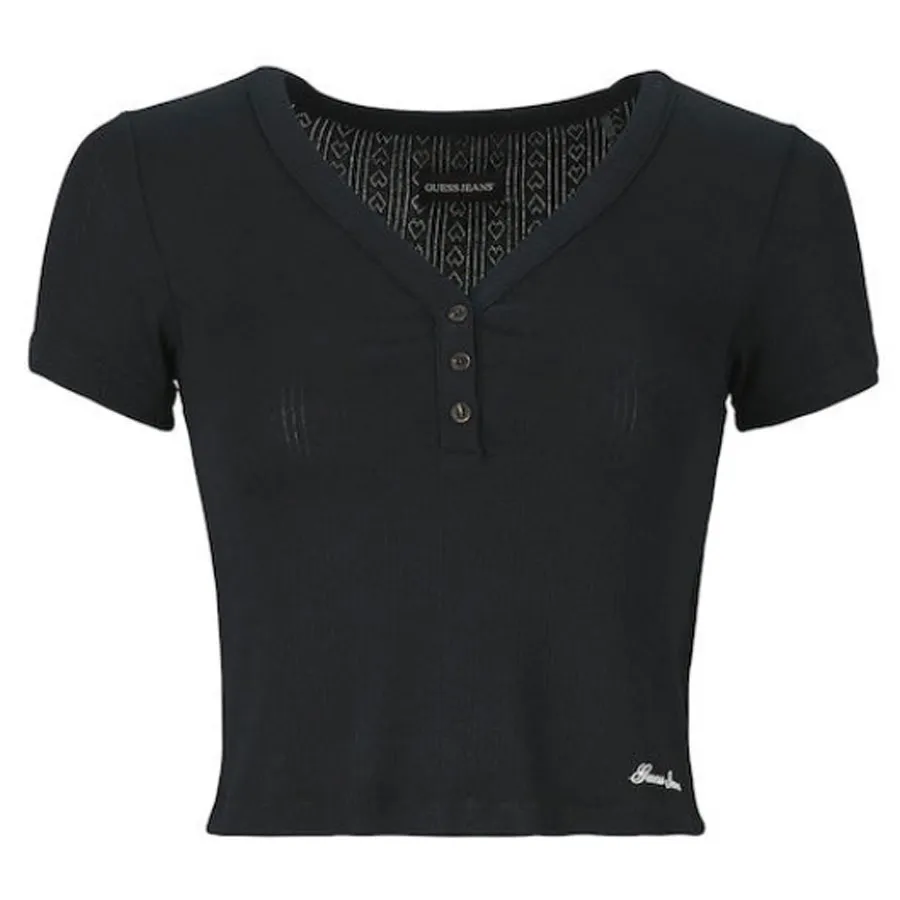 GUESS - Γυναικείο τοπ W6GPB6KG372-JBLK Μαύρο