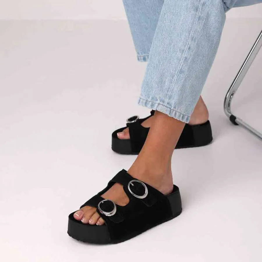MEXX - Γυναικείες πλατφόρμες TULAYA SCARLETT MI001606661W-1000 Black
