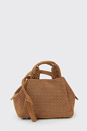 ELENA ATHANASIOU - Γυναικεία Τσαντα Χειρος Bubble Bag Net Suede Small Ταμπα