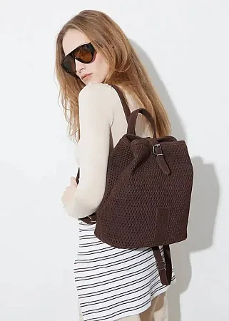 ELENA ATHANASIOU - Γυναικεία τσάντα Net Planet Backpack Καφε