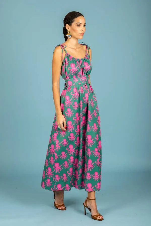 CHATON - Γυναικείο φόρεμα Guadalupe 131-81849-Green (097)