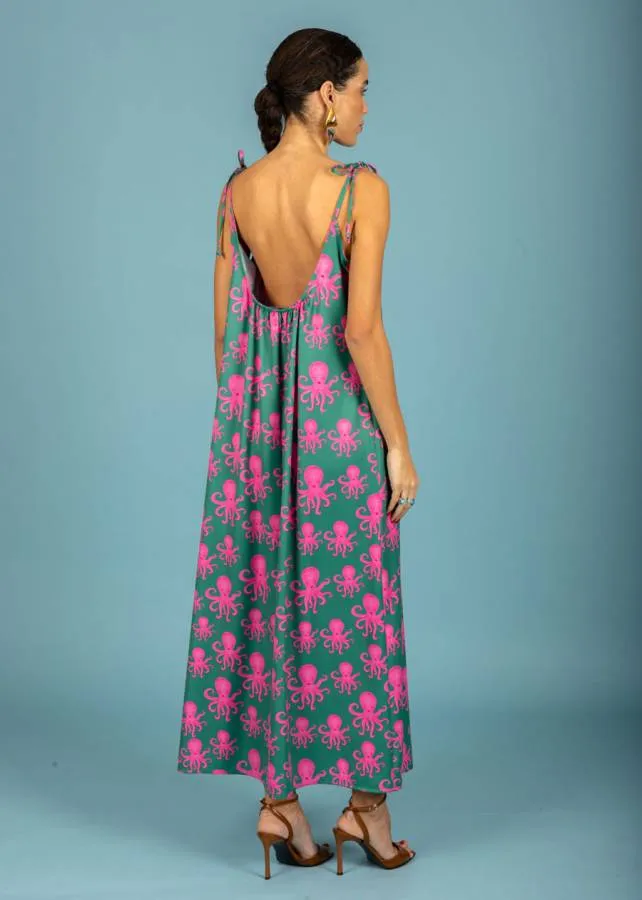 CHATON - Γυναικείο φόρεμα Guadalupe 131-81849-Green (097)