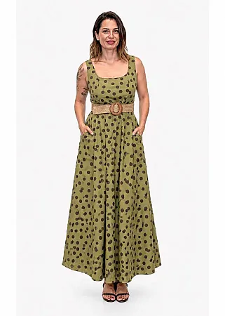 GLAM Exclucive Collection - Γυναικείο φόρεμα 292-1-30 Πρασινο