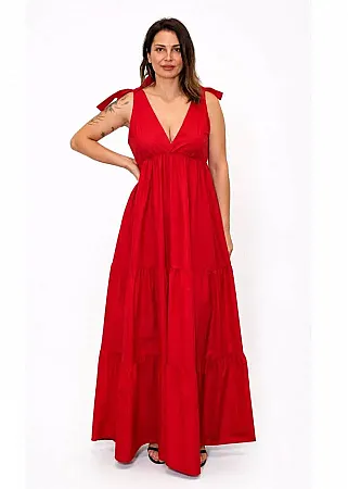 GLAM Exclucive Collection - Γυναικείο φόρεμα 292-5-40 Κόκκινο