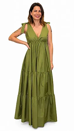 GLAM Exclucive Collection - Γυναικείο φόρεμα 292-5-30 Πράσινο