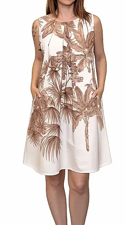 GLAM Exclucive Collection - Γυναικείο φόρεμα 292-8-80 Μπεζ