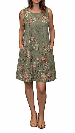 GLAM Exclucive Collection - Γυναικείο φόρεμα 292-9-80 Πράσινο