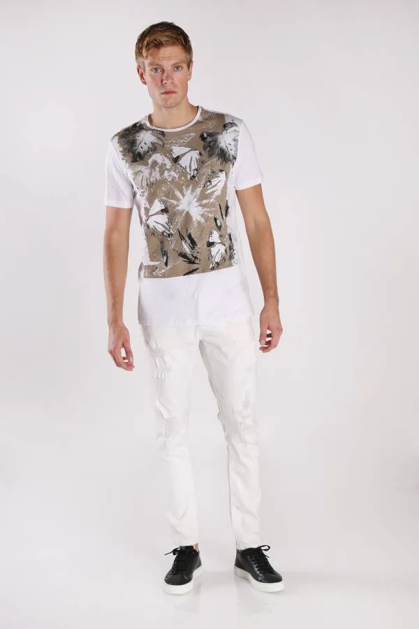 Antony morato - Jean Παντελόνι Waters FA760022 White -