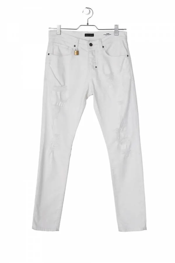 Antony morato - Jean Παντελόνι Waters FA760022 White -