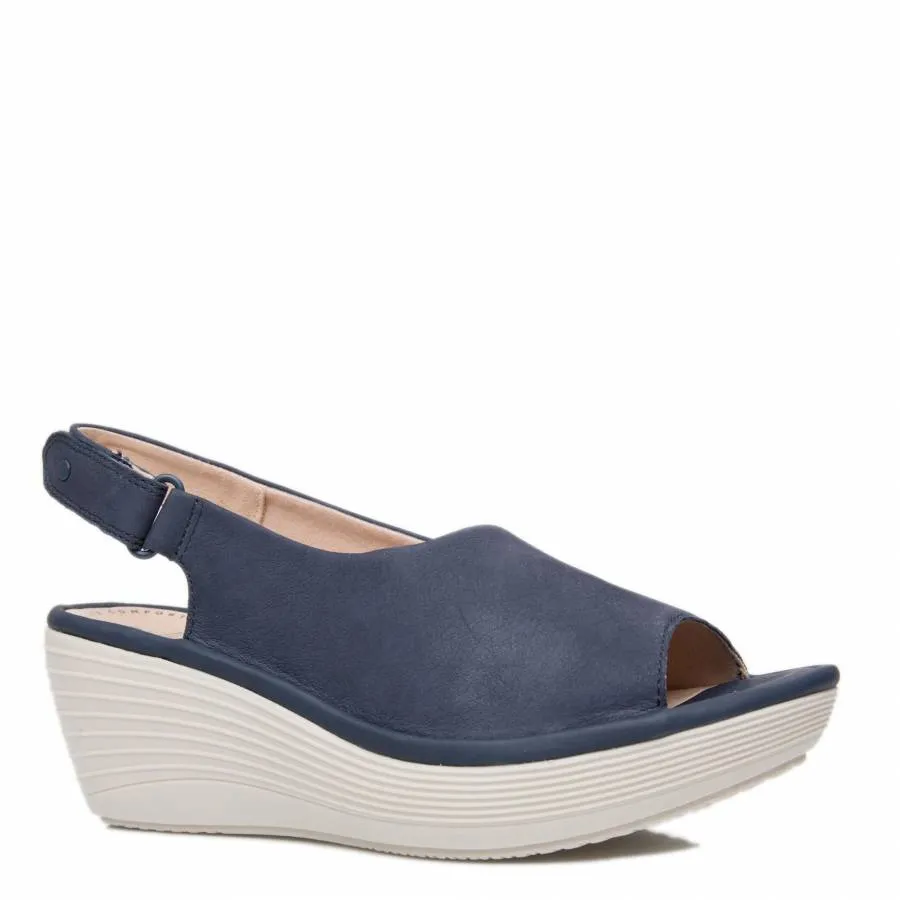 CLARKS - REEDLY SHAINA 26140706 NAVY NUBUCK  -