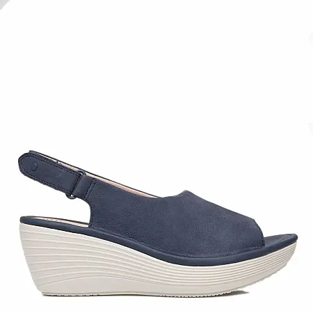 CLARKS - REEDLY SHAINA 26140706 NAVY NUBUCK  -