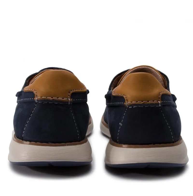 CLARKS - Un Pilot Lace 26140957 Navy Nuvbuck -