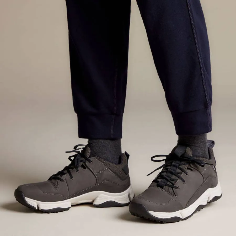 CLARKS - TRI PATH MID 26144387 DARK GREY  COMBI -