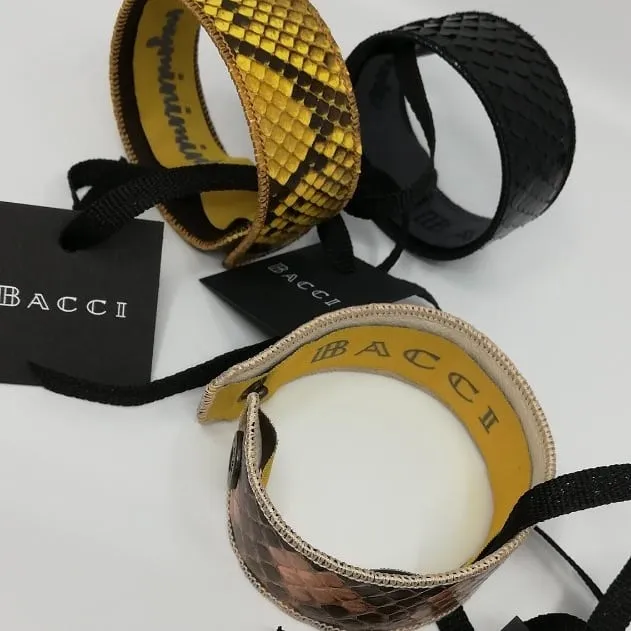 BACCI - Bracelet Snake Leather Nude -