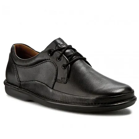 Clarks - Butleigh edge black leather -