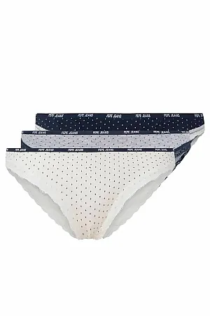 PEPE JEANS - Γυναικεία Εσώρουχα Madella 3-Pack F5767 (591) INK -
