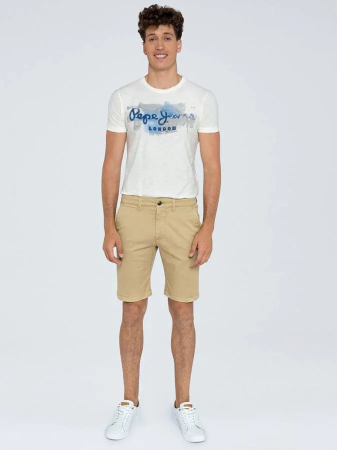 Pepe Jeans - Βερμούδα Chino-Style MC QUEEN PM800227C75 (845) Beige