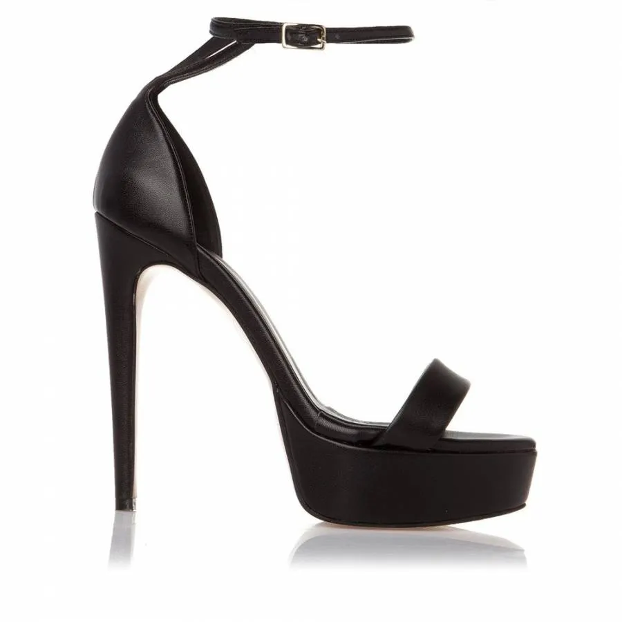 Sante - Πέδιλο ECO Leather 21-268-01 μαύρο