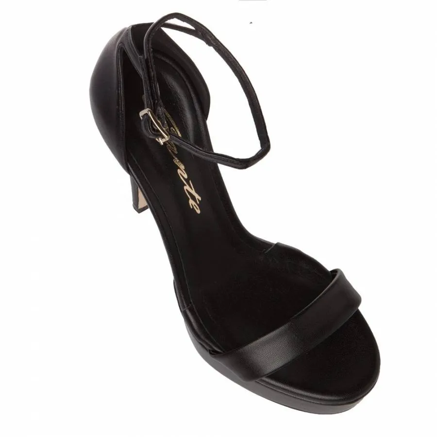 Sante - Πέδιλο ECO Leather 21-268-01 μαύρο