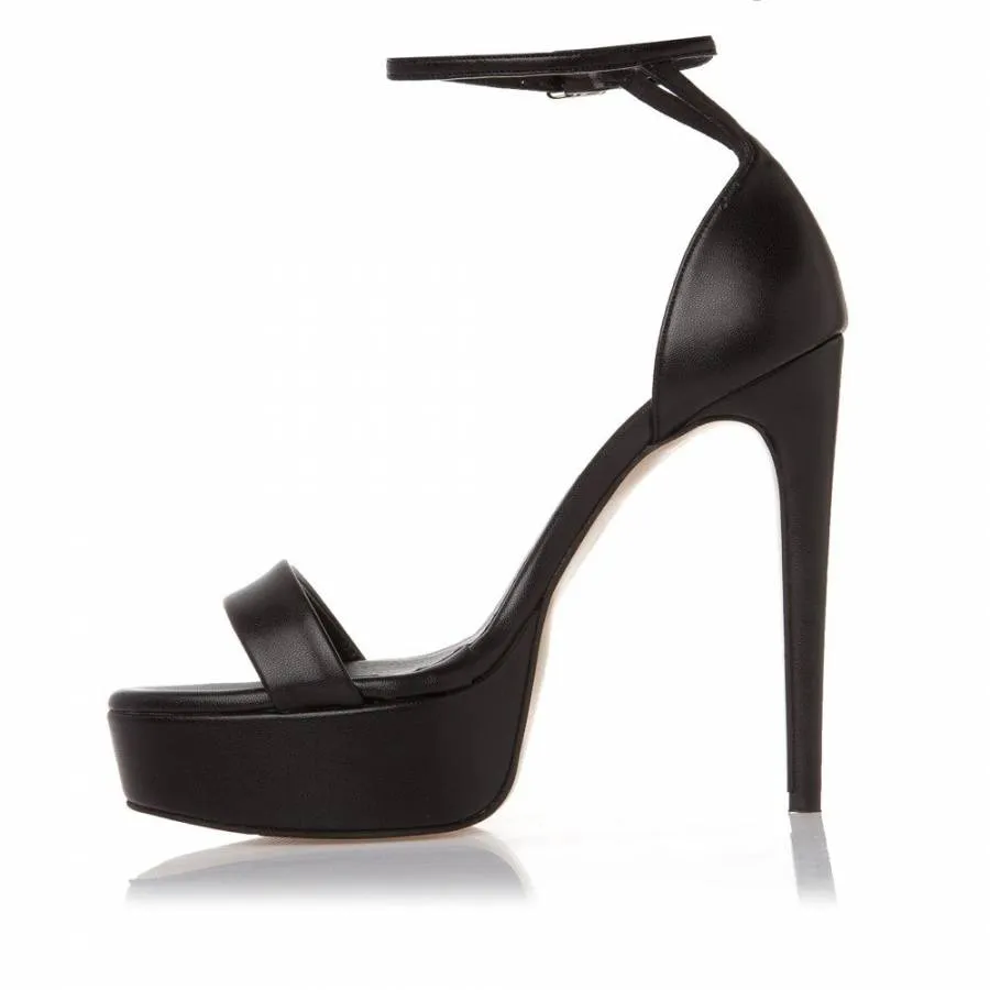 Sante - Πέδιλο ECO Leather 21-268-01 μαύρο