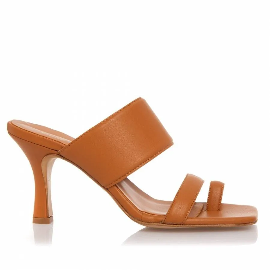 Sante - Παντόφλα mule 21-224-18 ταμπά