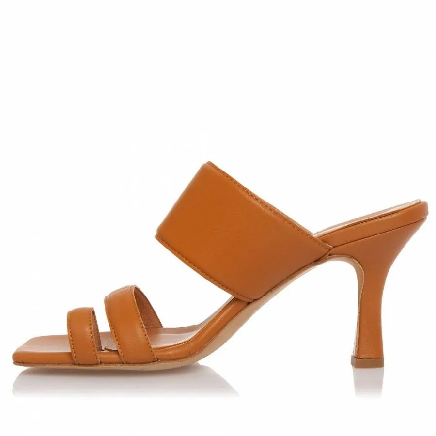 Sante - Παντόφλα mule 21-224-18 ταμπά