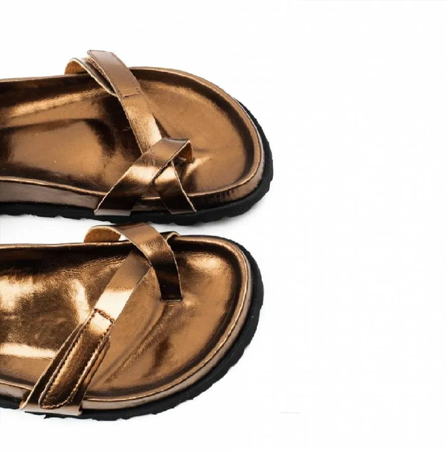 Jeffrey Campbell - Σανδάλι Majorca Met 0101003224 - BROWN