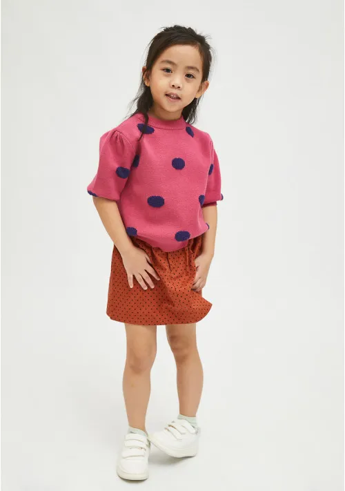 COMPANIA FANTASTICA - Jumper polka dot KO21CAL05 pink
