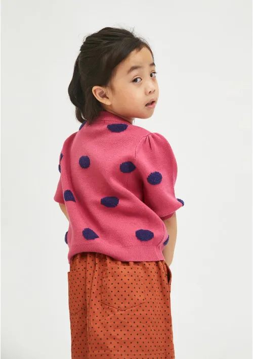 COMPANIA FANTASTICA - Jumper polka dot KO21CAL05 pink