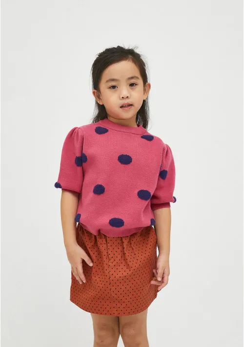 COMPANIA FANTASTICA - Jumper polka dot KO21CAL05 pink